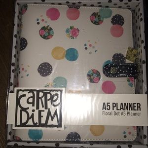 Carpe Diem A5 planner cover